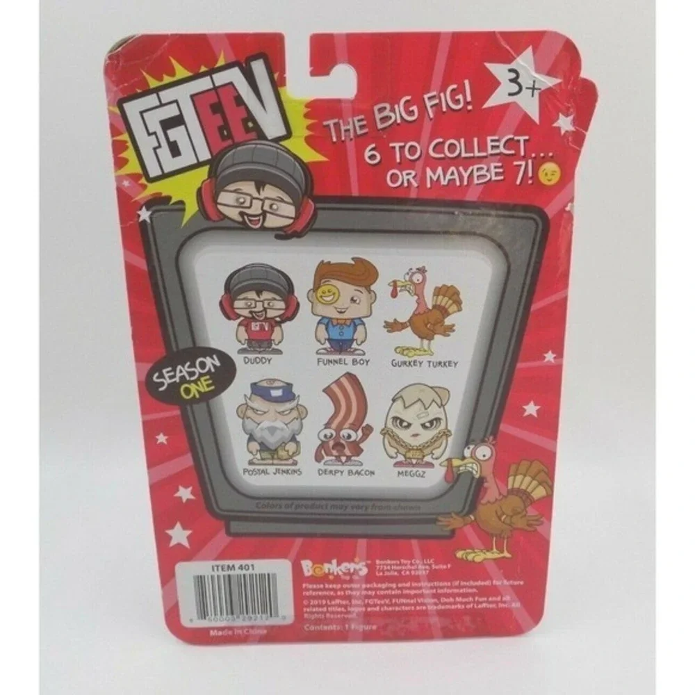 FGTEEV‎ The Big Fig! Postal Jenkins Action Figure Season 1 Bonkers